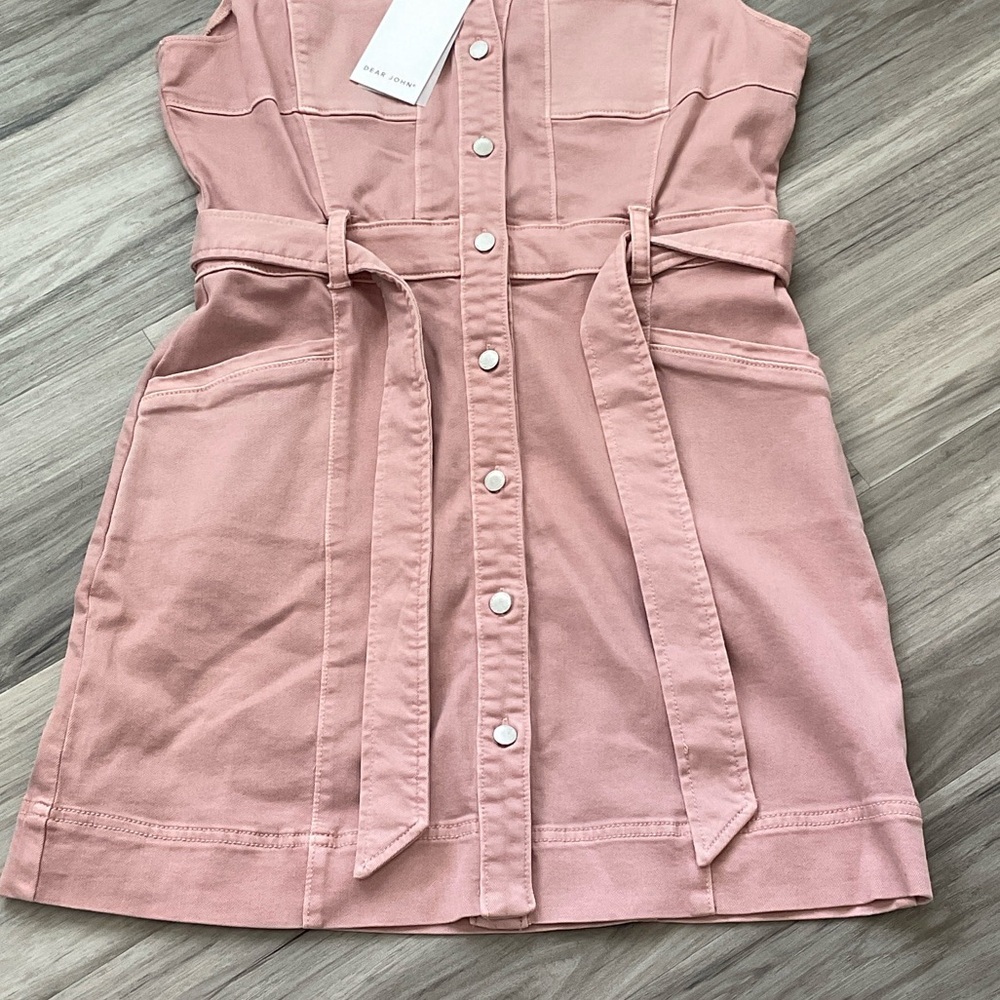 Dear John Pink Button-Down Women’s Dress Size Small NWT - Picture 5 of 9